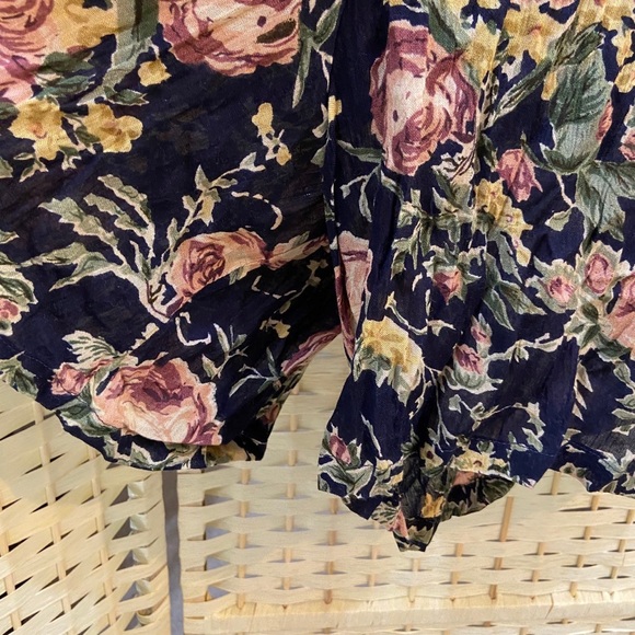 Vintage, Sophisticates By Jonathan Martin Printed Floral Jumper Dress. (S-M) - Picture 5 of 7